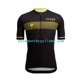 Homme Maillot vélo 2022 Tour de France JAUNE N002